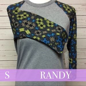 LuLaRoe S Randy Unisex T-Shirt NWT